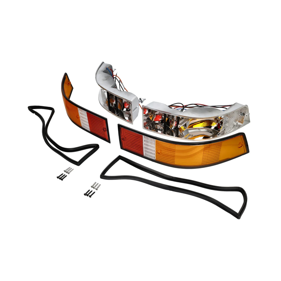 Rückleuchten Set Porsche 911 Schwarz Chrom_1