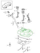 Kraftstofftank, für Rechtslenker | Porsche 997.2 / Boxster / Cayman 987.2 | Porsche Originalteil – Bild 4
