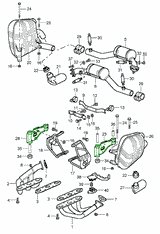 Titanium exhaust bracket with mounting hardware | Porsche 996 / 997 – image 6