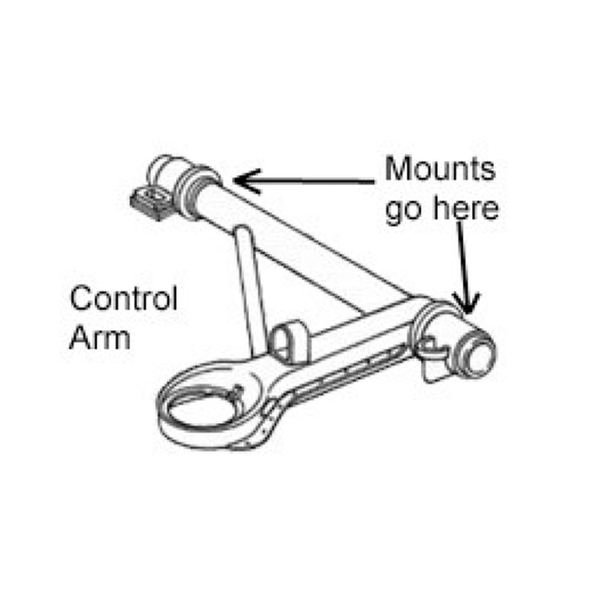 Low-Friction Control Arm Mounts | Porsche 911 / 912 / 930 | Elephant Racing