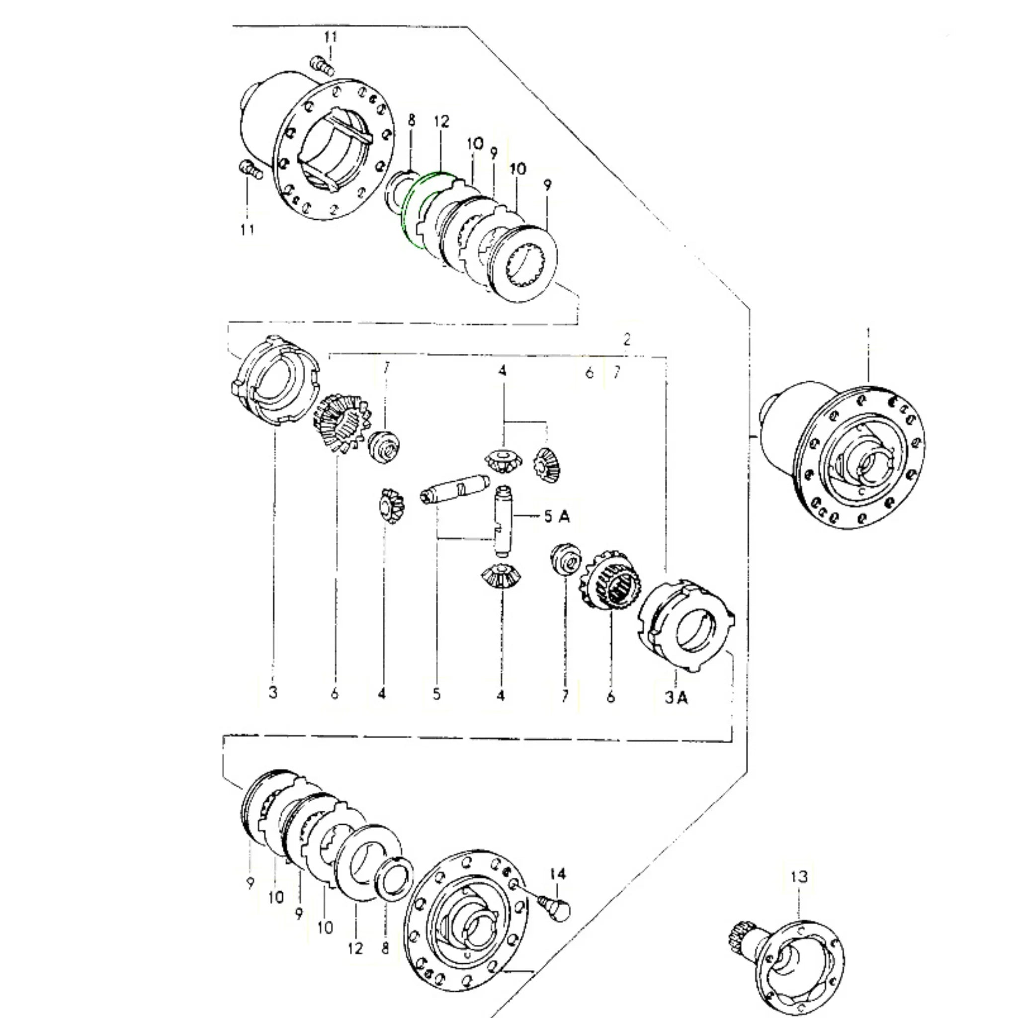 Anlaufscheibe Differential Sperre Original Porsche_2