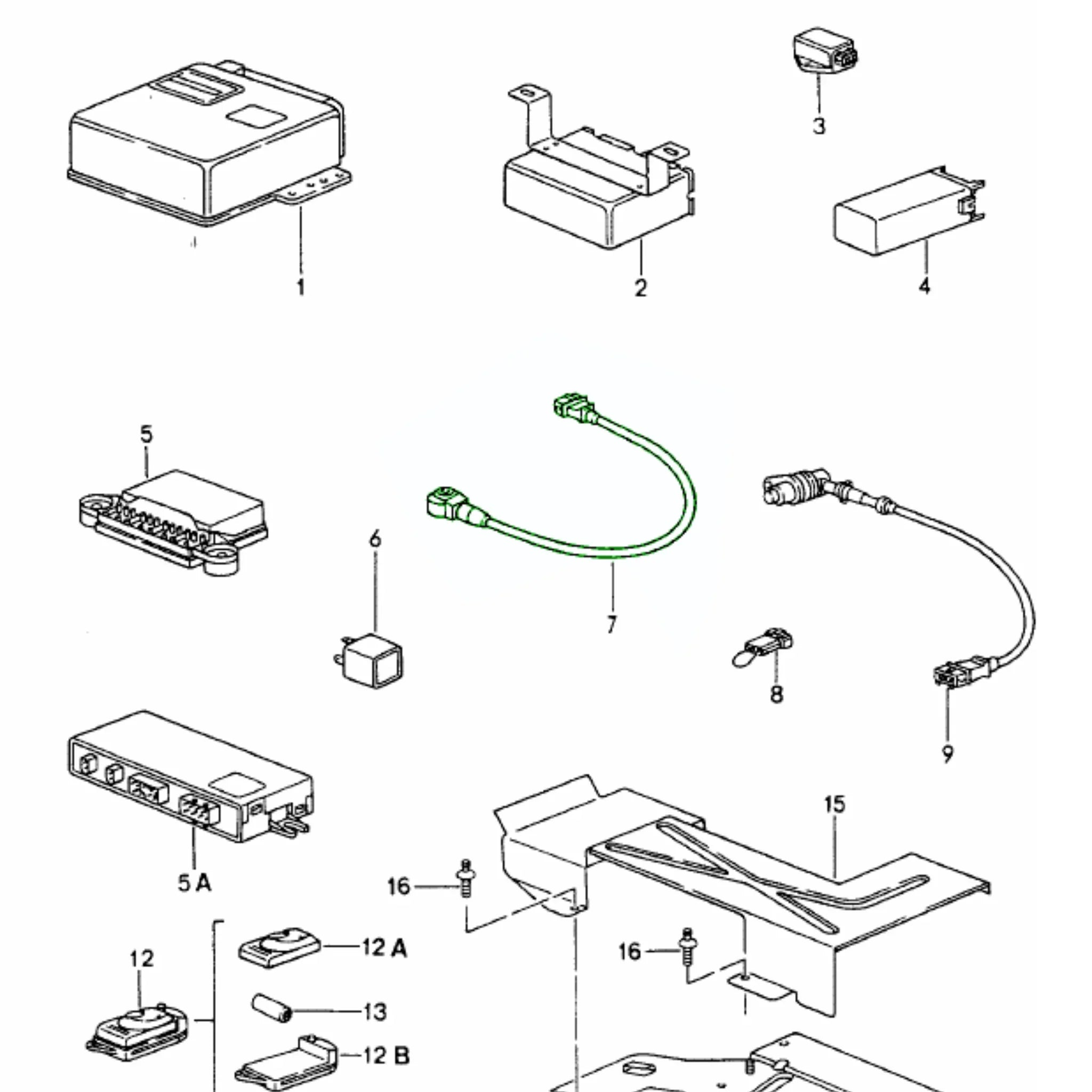 Klopfsensor Bosch Porsche 993_2