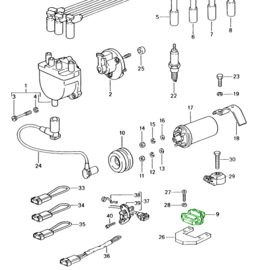 Zündschaltgerät Bosch 6-polig Porsche_2