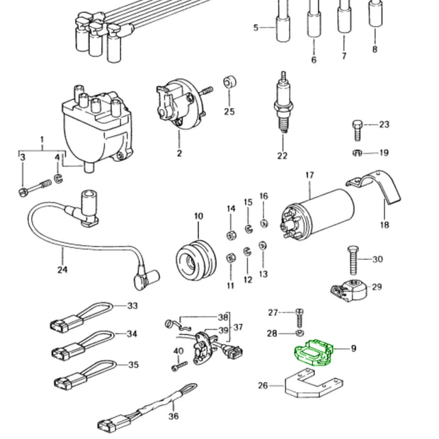 Zündschaltgerät Bosch 6-polig Porsche_2