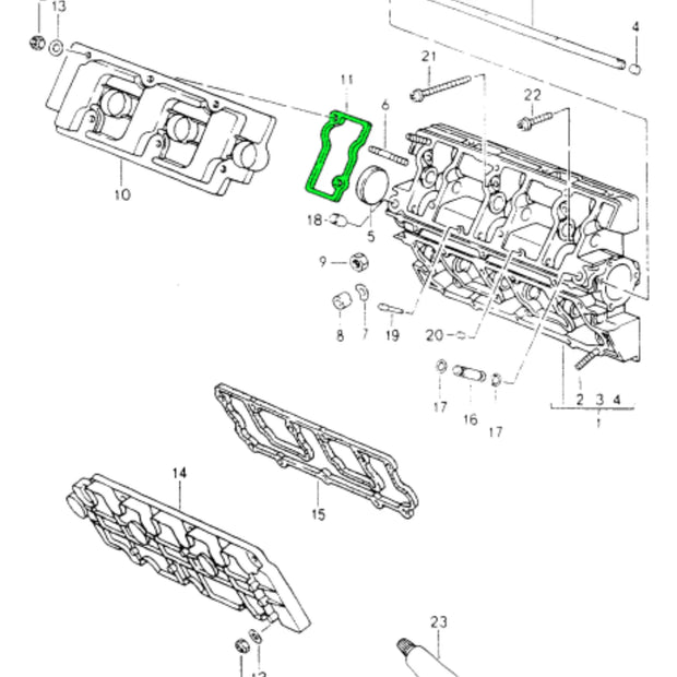 Nockenwellen Dichtung Victor Reinz 6er Set_2