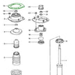 Dichtung Stützlager Vorne Original Porsche 993_2