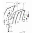 Befestigungsplatte Türrahmen Original Porsche 964_2