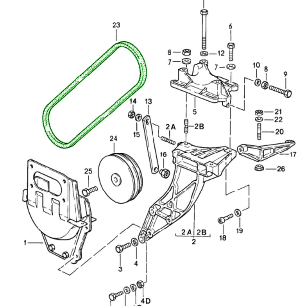 Klimariemen York Kompressor Porsche 911_2