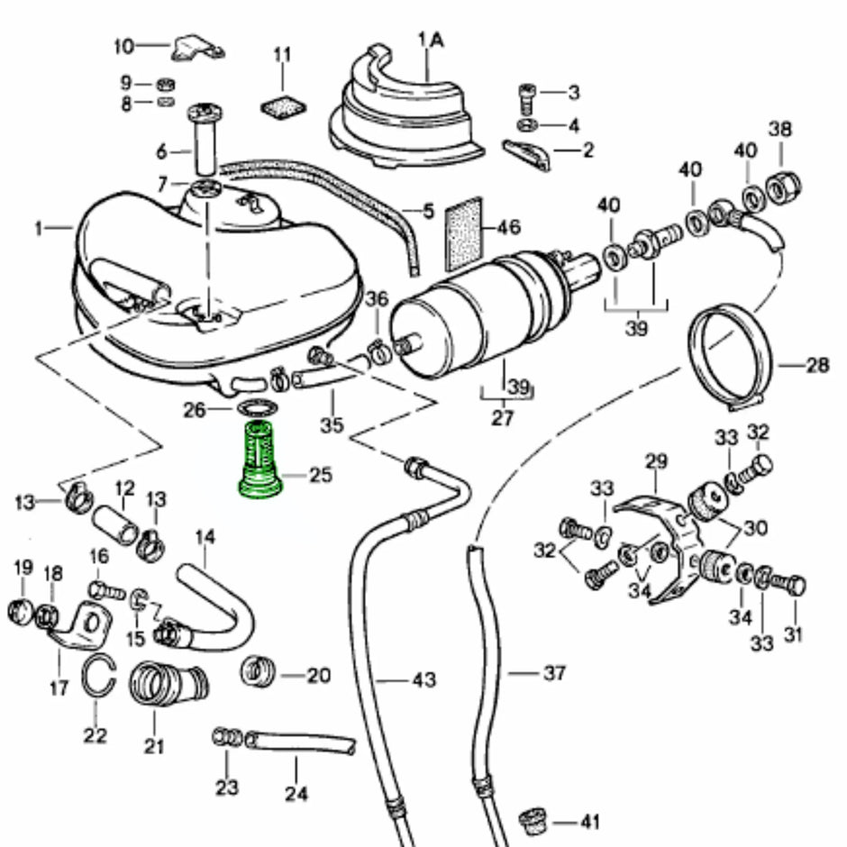 Kraftstofffilter Tank Porsche 911 Turbo_2
