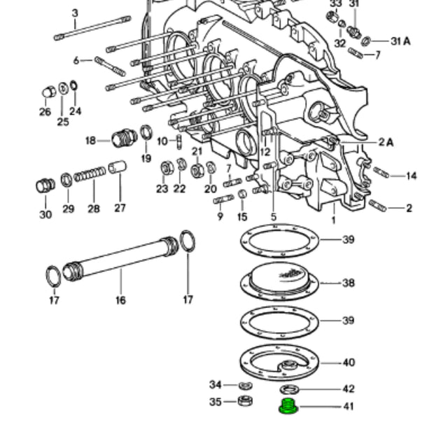 Ölablassschraube Magnetisch M22 Porsche 911_2