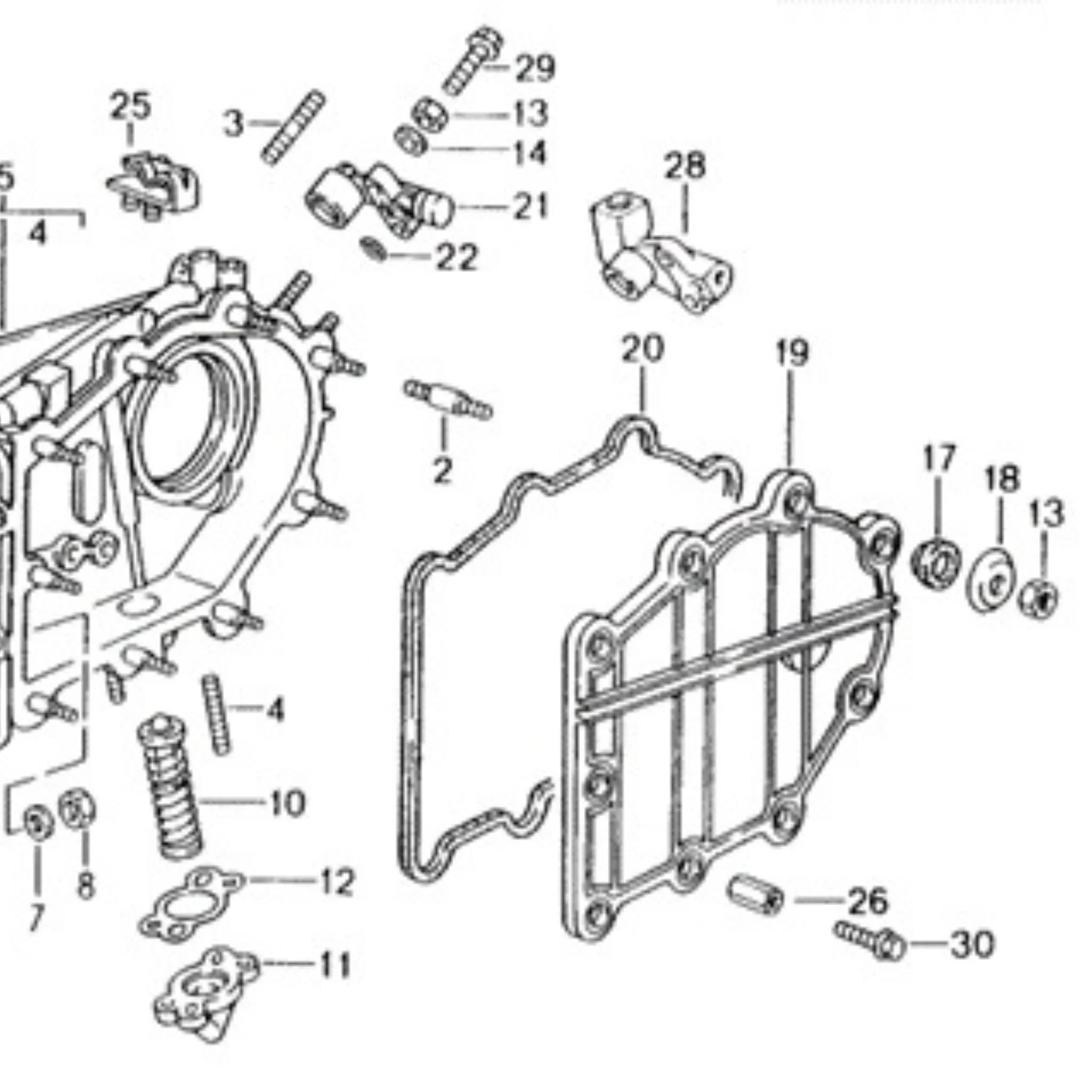 Dichtungsstopfen Kettengehäuse Set Porsche 964 993_2