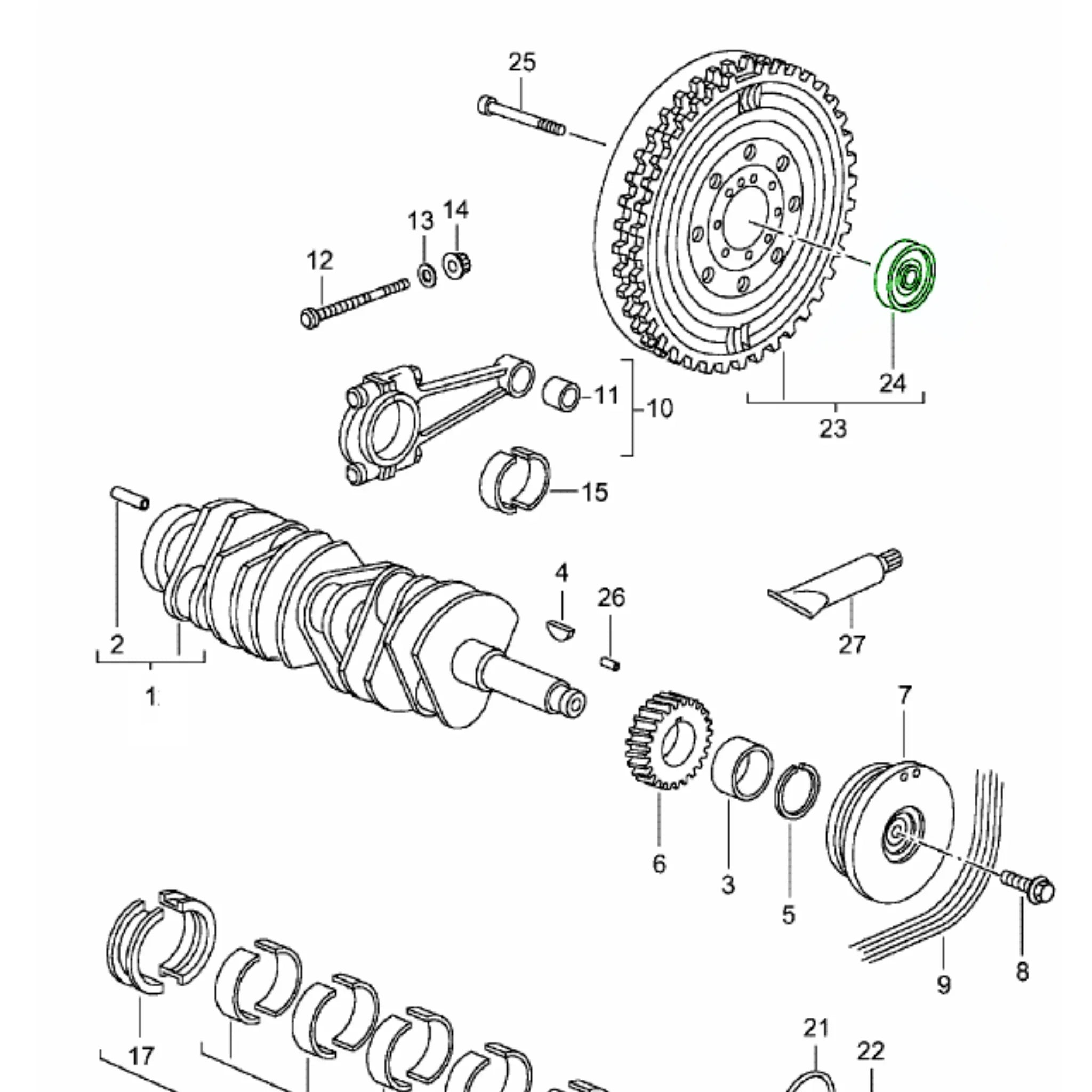 Kugellager ZMS Porsche 964 993 Turbo_2