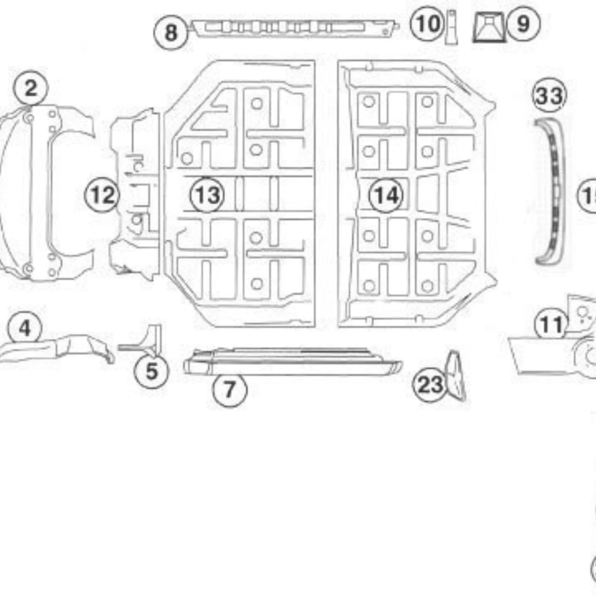 Schweller Innenblech Verstärkt Porsche 911_2