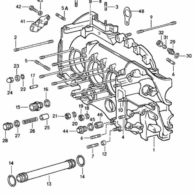 Ölrücklaufrohre Teleskop CNC Porsche 911 964_2