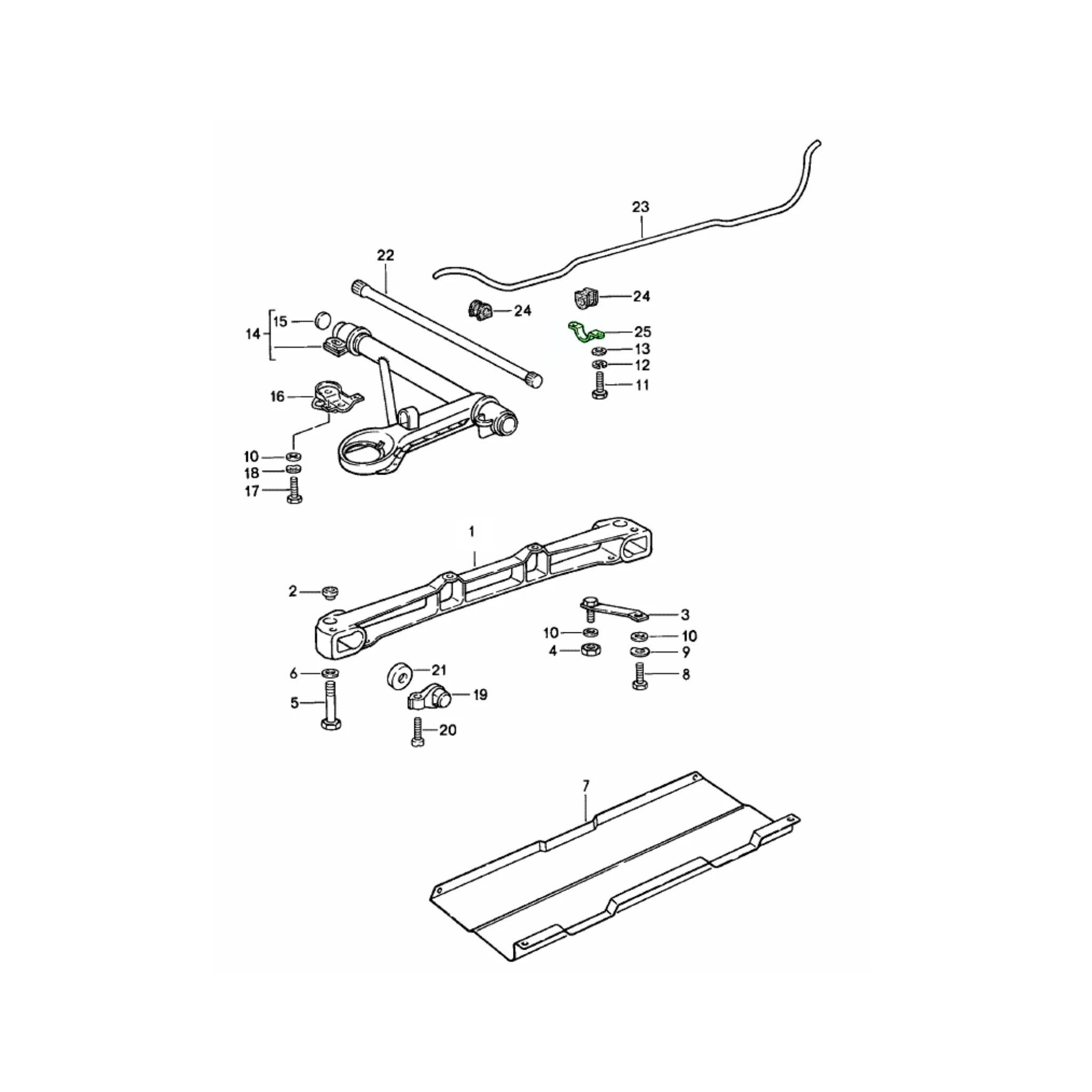 Halterung Stabilisator Vorne Original Porsche 911_2