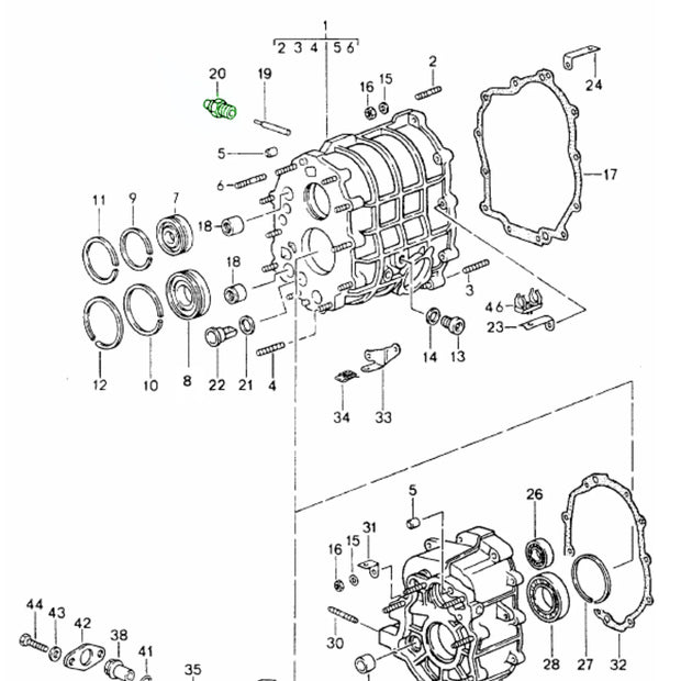 Rückfahrlicht Schalter Getriebe Porsche 911_2