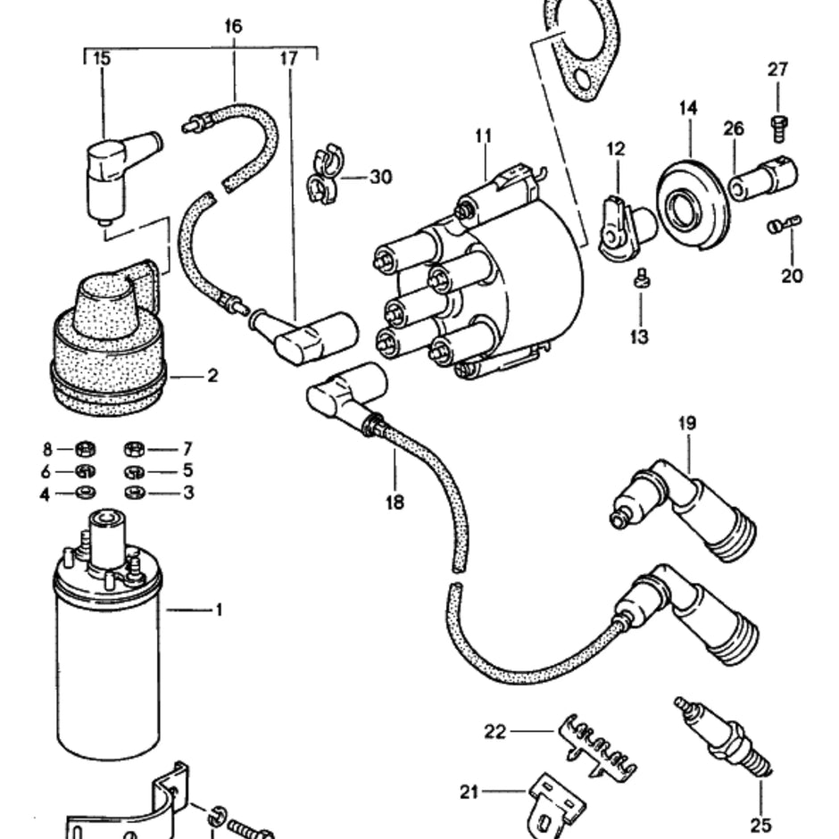 Schutzkappe Zündspule Porsche 964 993_2