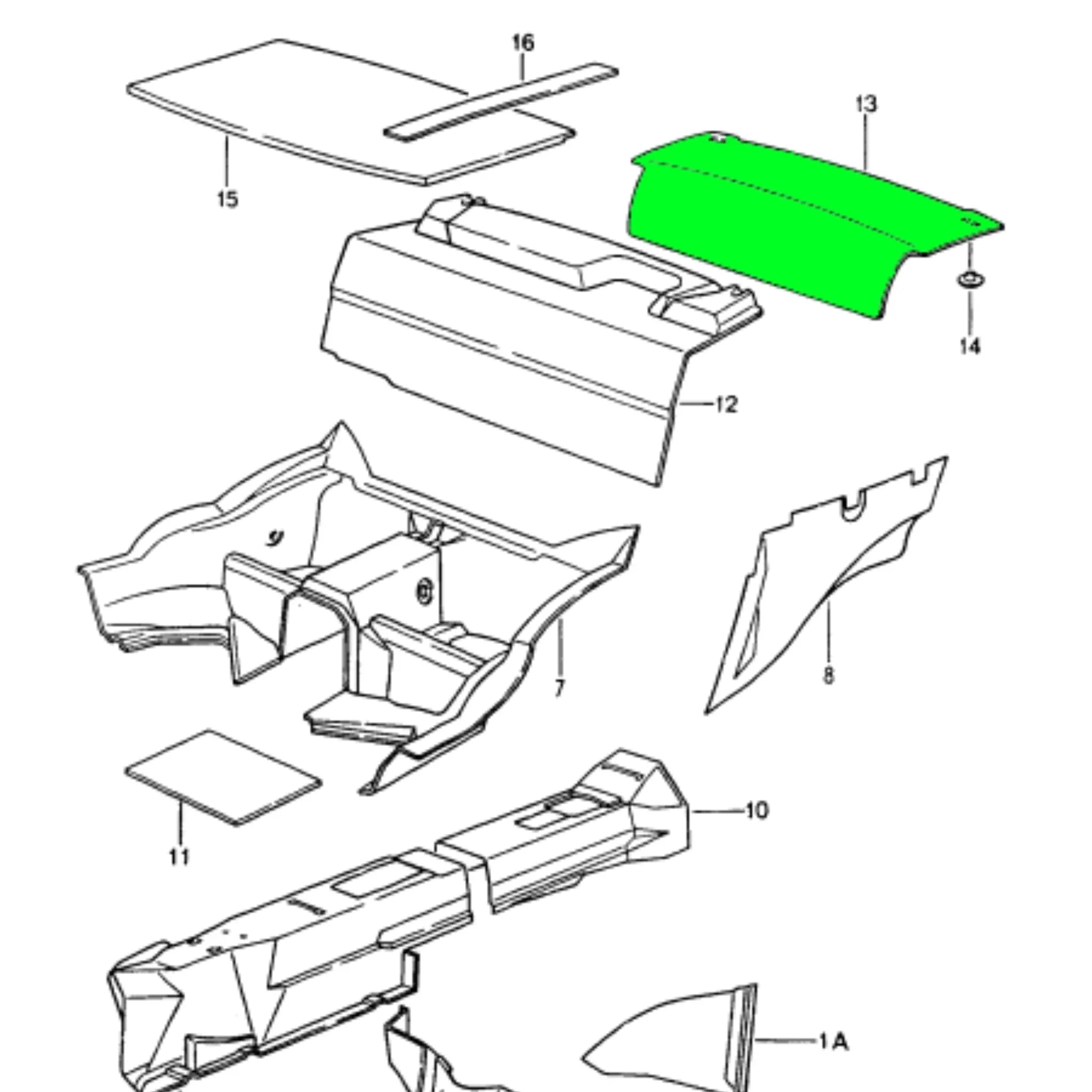 Motorraum Dämmmatte Porsche 964 Schallschutz_2