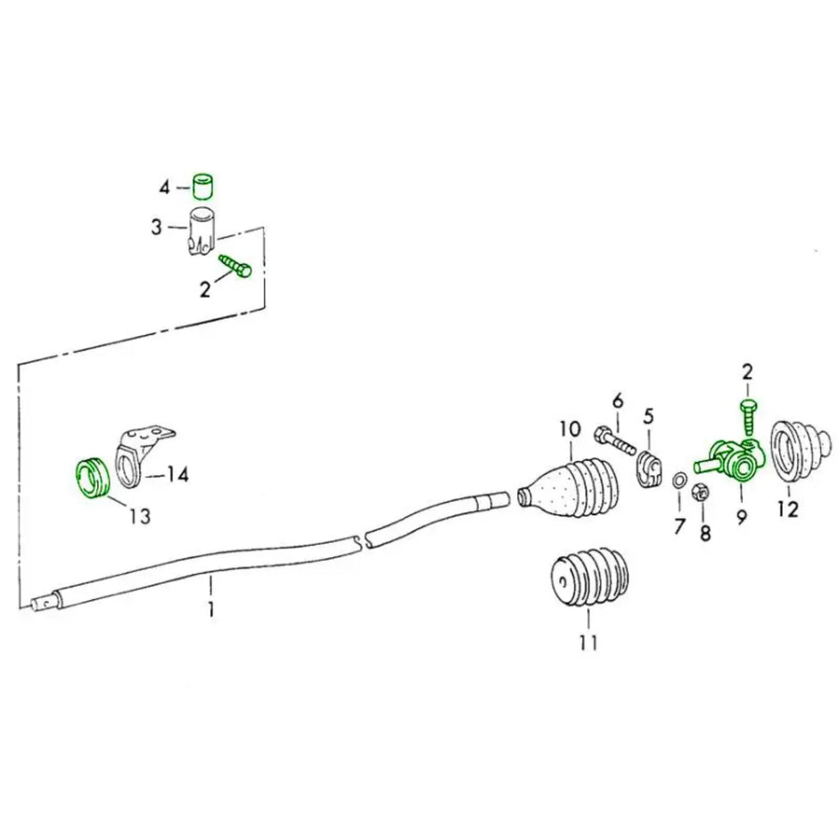 Schaltgestänge Reparatursatz Porsche 911 F/G_2