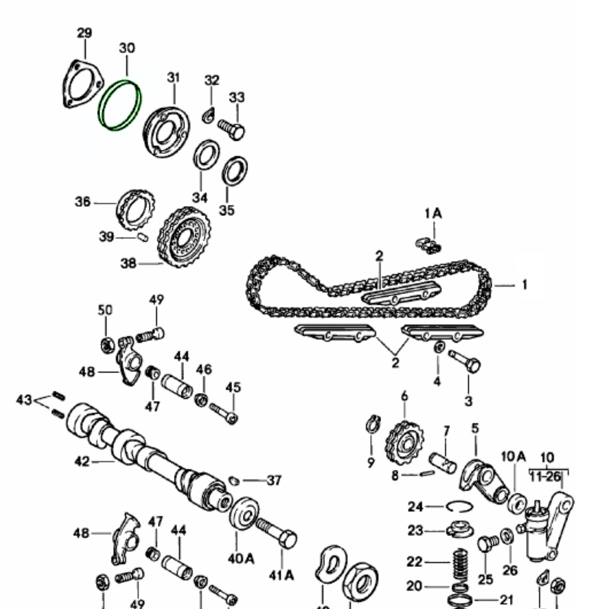 Wellendichtring Nockenwelle Original Porsche_2