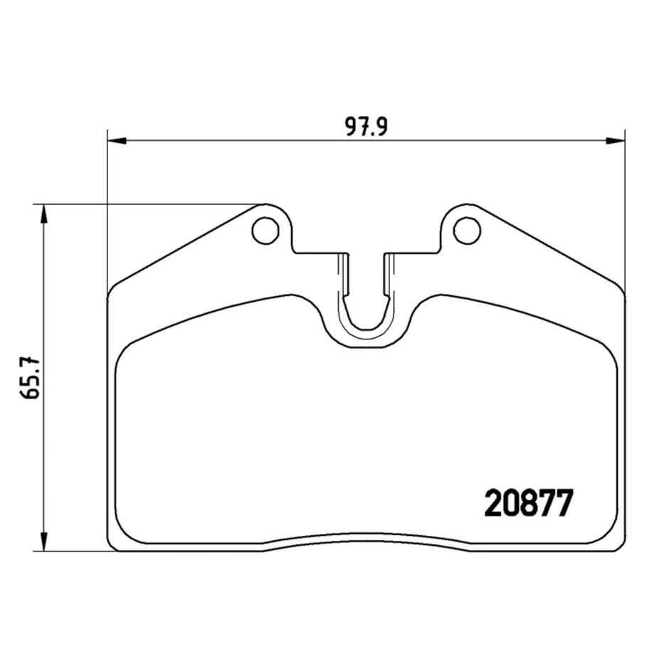 Brembo Bremsbeläge Vorne Hinten Universal_2