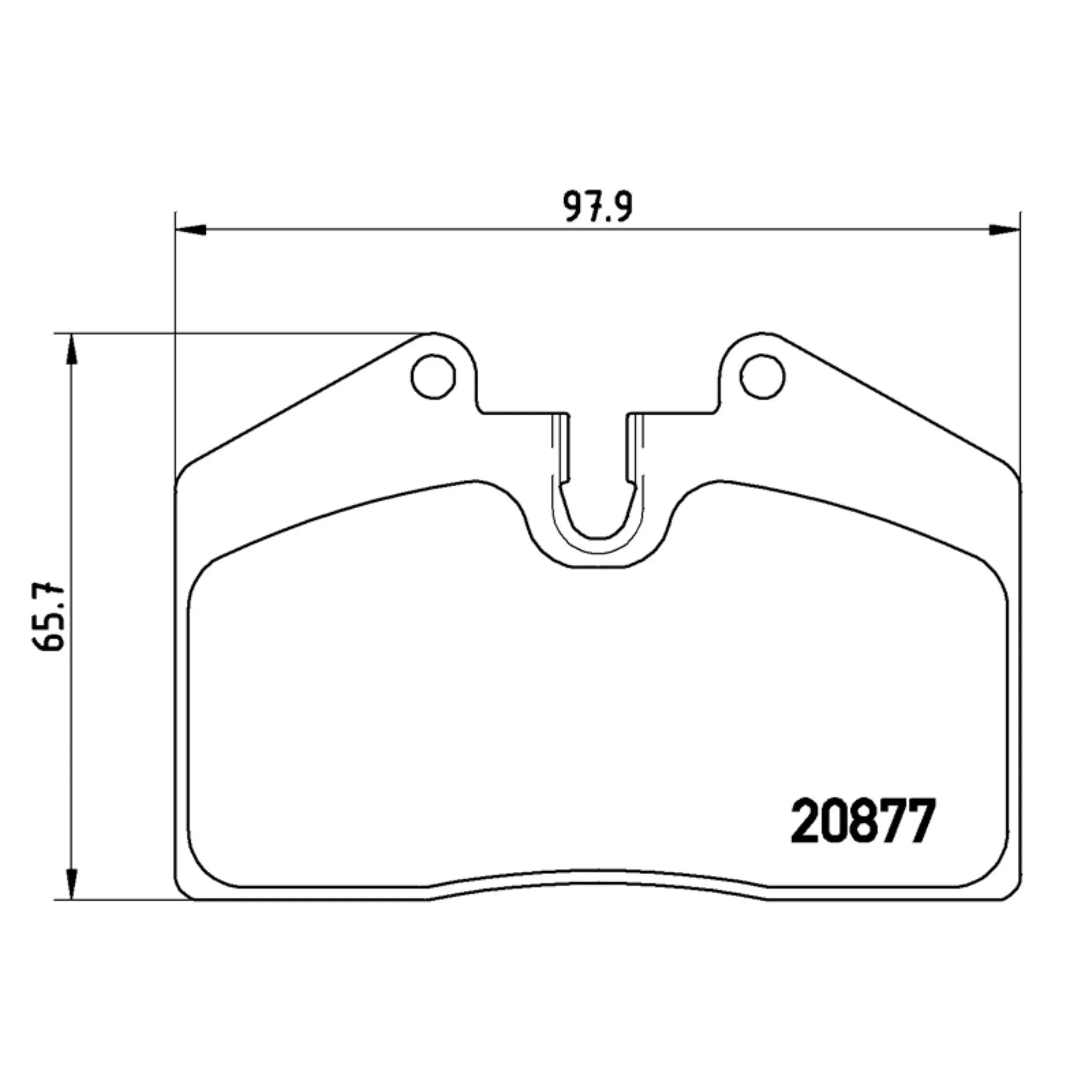 Brembo Bremsbeläge Vorne Hinten Universal_2
