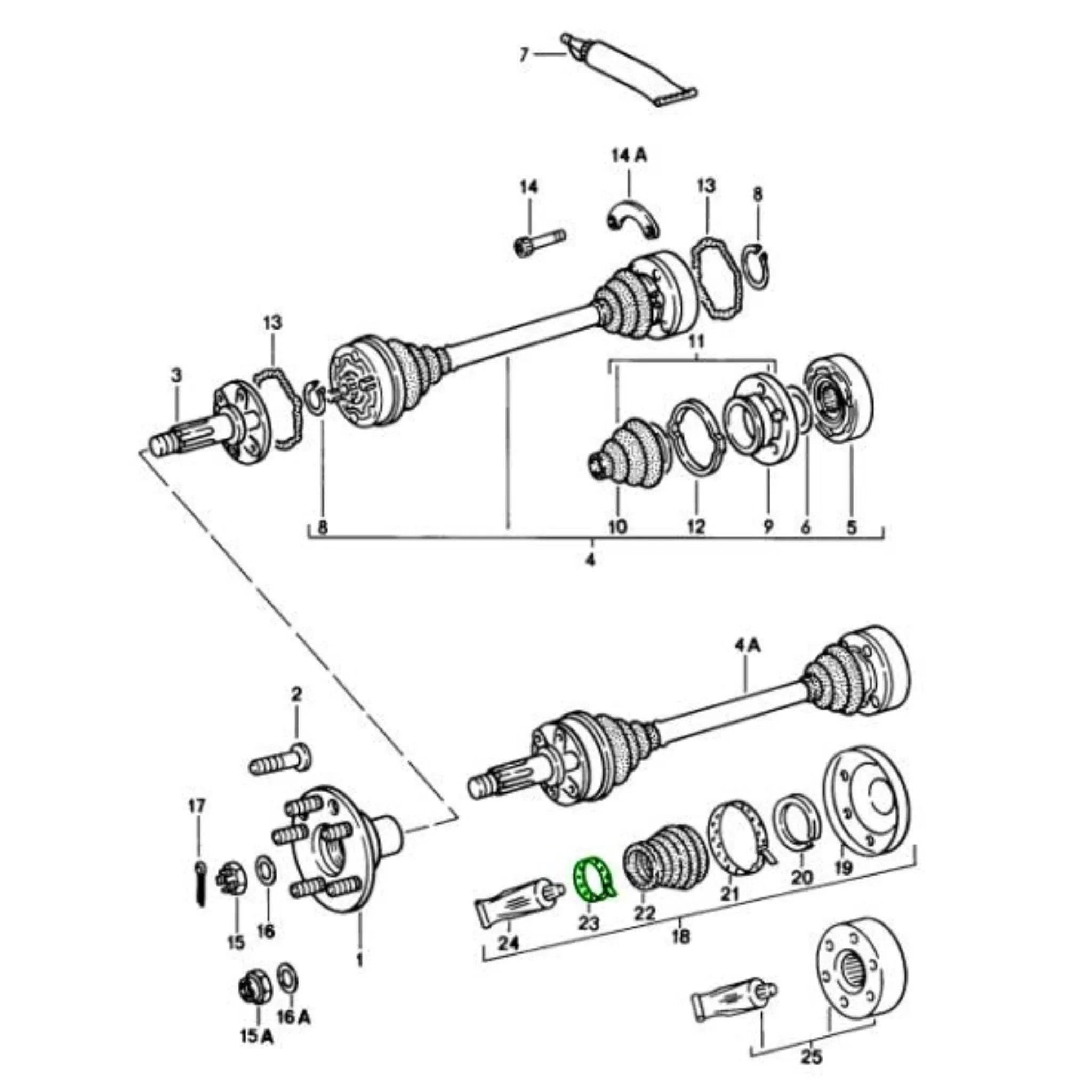 Achsmanschette Klemme Original Porsche_2
