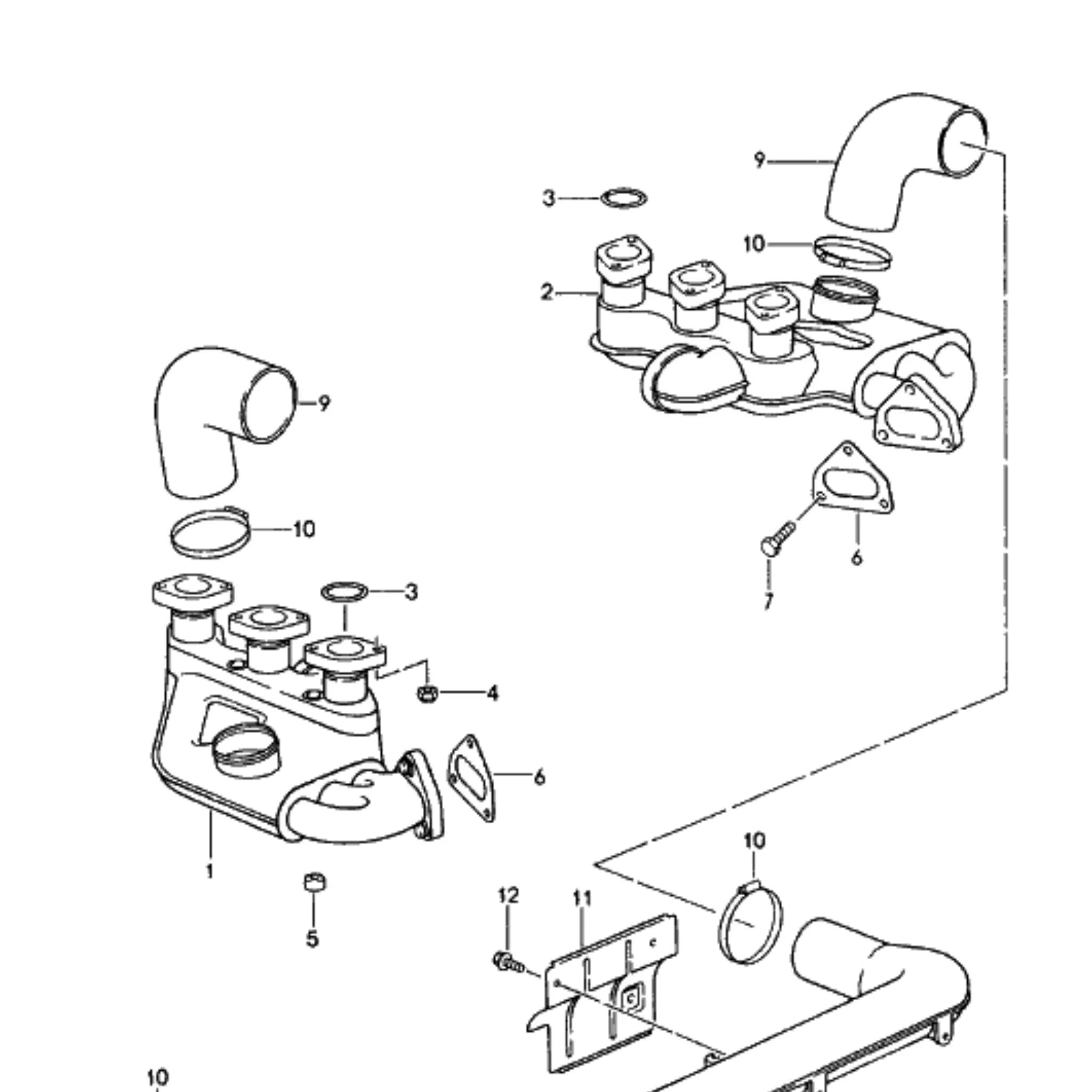 Dichtring Wärmetauscher Auspuff Porsche 964 993_2
