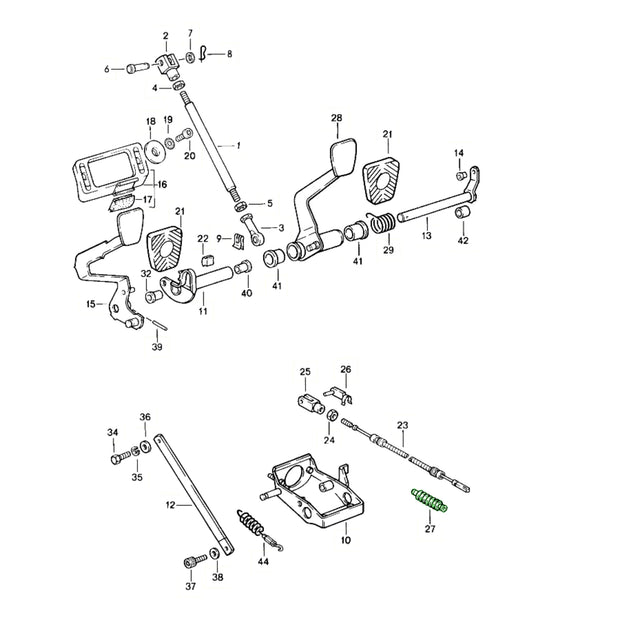 Gummimanschette Kupplungszug Original Porsche_1