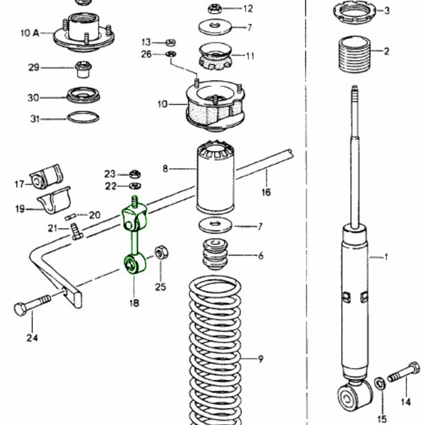 Koppelstange Hinten Uniball Racing Porsche 964_2