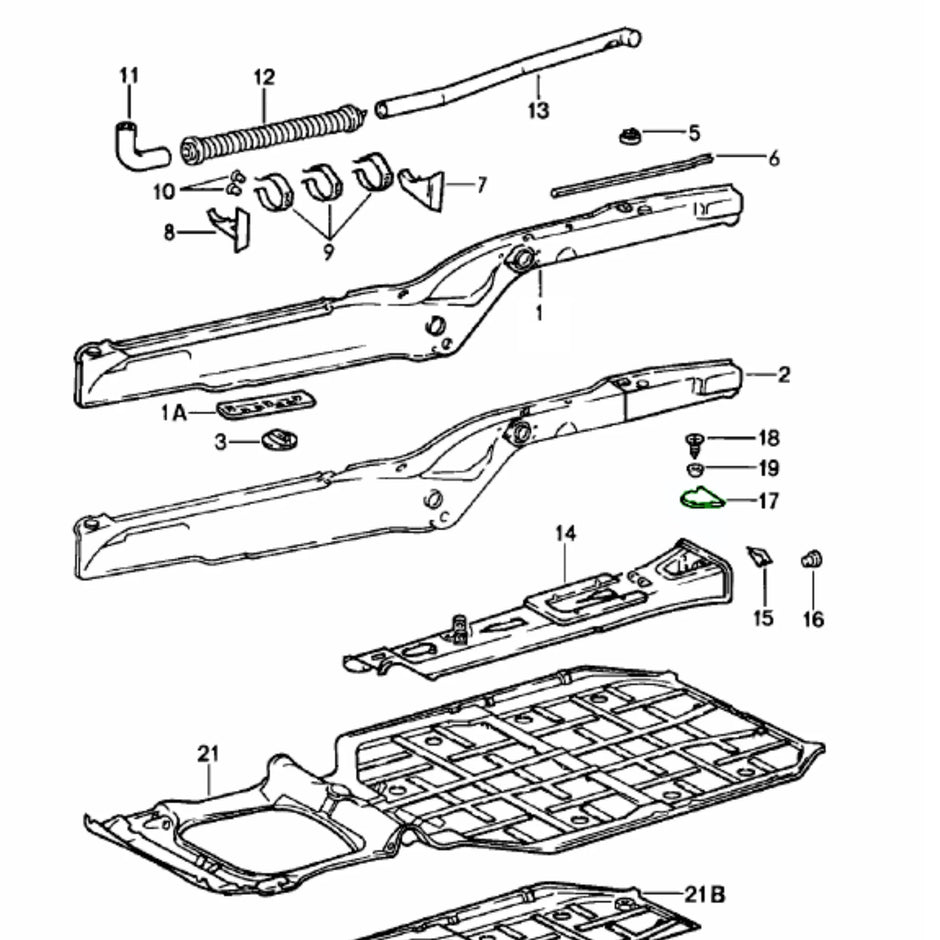 Inspektionsdeckel Schaltgestänge Porsche 911_2