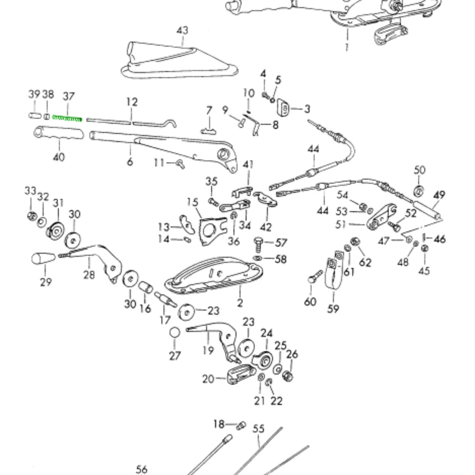 Handbremsen Druckfeder Porsche 911 Transaxle_2