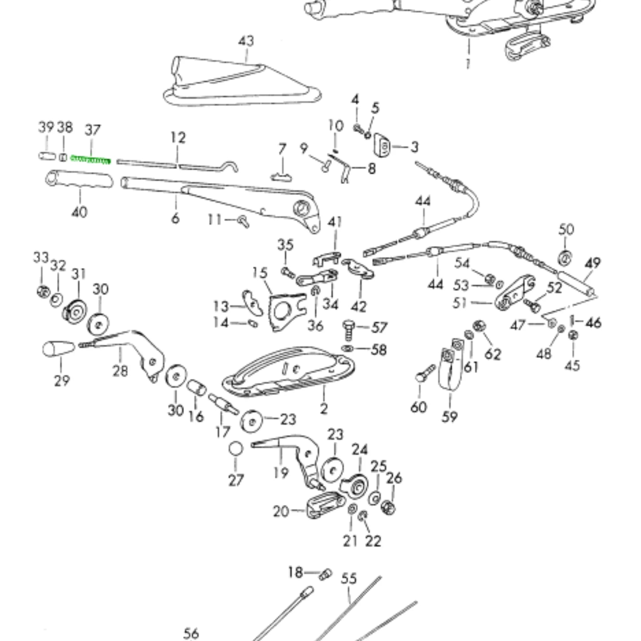 Handbremsen Druckfeder Porsche 911 Transaxle_2