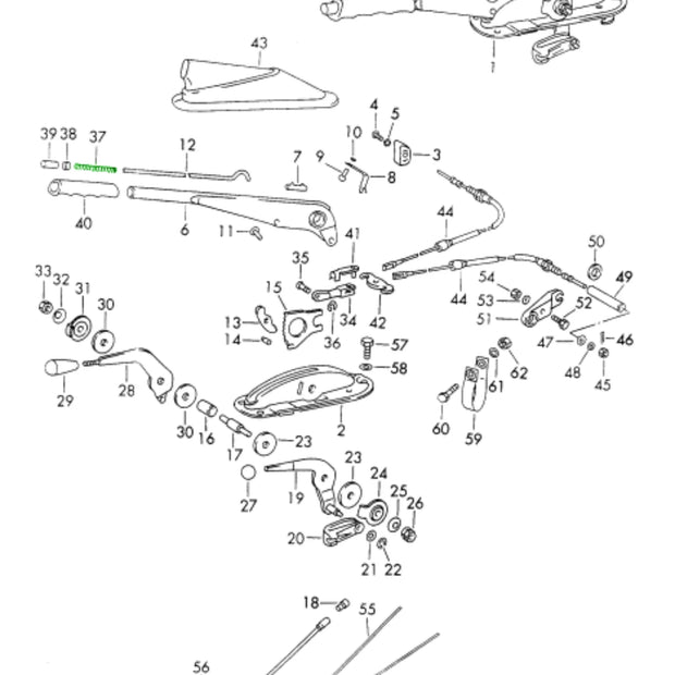 Handbremsen Druckfeder Porsche 911 Transaxle_2