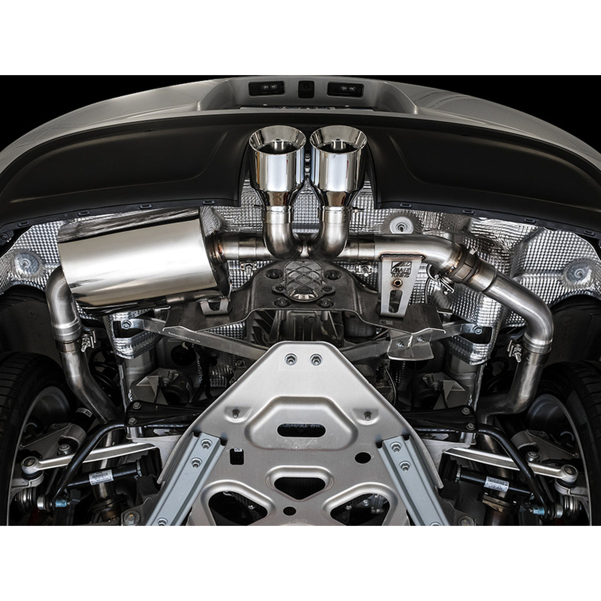 AWE SwitchPath™ Auspuffanlage mit silbernen Spitzen – Porsche 718 Boxster / Cayman