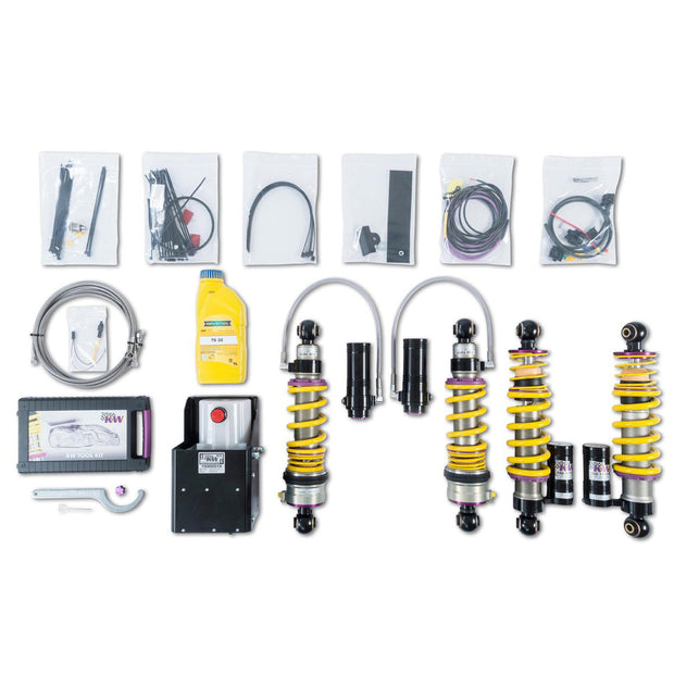 KW Gewindefahrwerk V3 mit HLS 2 Hydraulik Liftsystem. Porsche 997 C2 / C2S