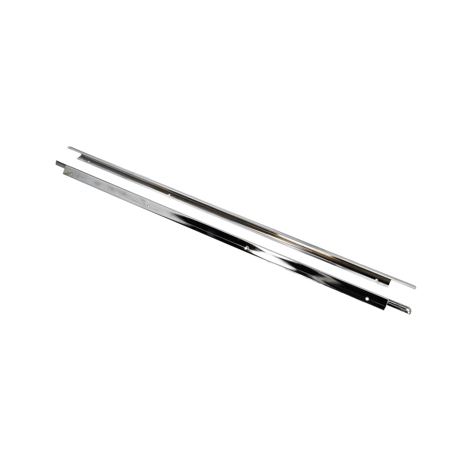 Chrome door panel trim set top for Porsche 356 Pre-A / 356A Coupé