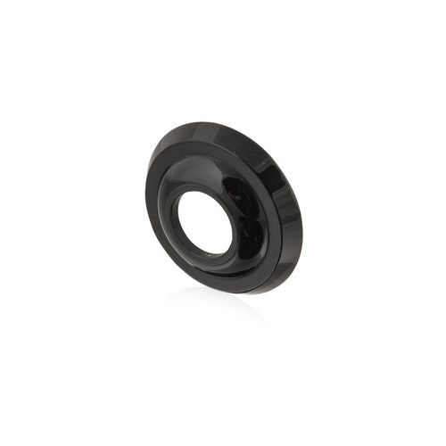 Rosette for window crank and interior handle, black – Porsche 356 Pre-A