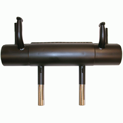 Auspuffschalldämpfer/ Schalldämpfer. Hintere Box – Porsche 356 B / C