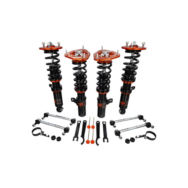 Lowering adjustable coilover suspension. Porsche 996 C4 / 996 C4S / 996 Turbo