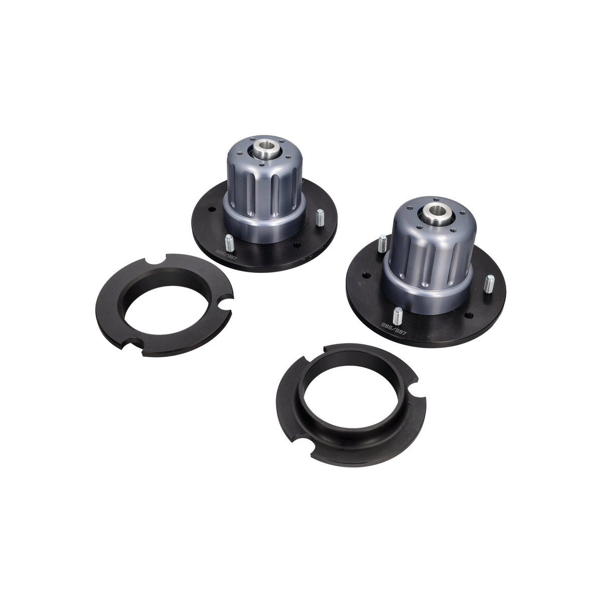Rear Upper Monoball Shock Mounts - Set of 2 - Porsche Boxster/Cayman