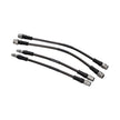 Stainless steel flex brake hoses 4-piece set front & rear | Porsche 993