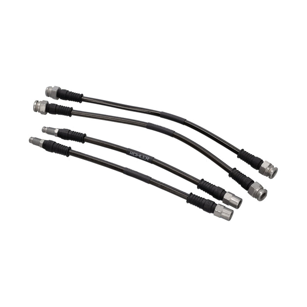 Stainless steel flex brake hoses 4-piece set front & rear | Porsche 993