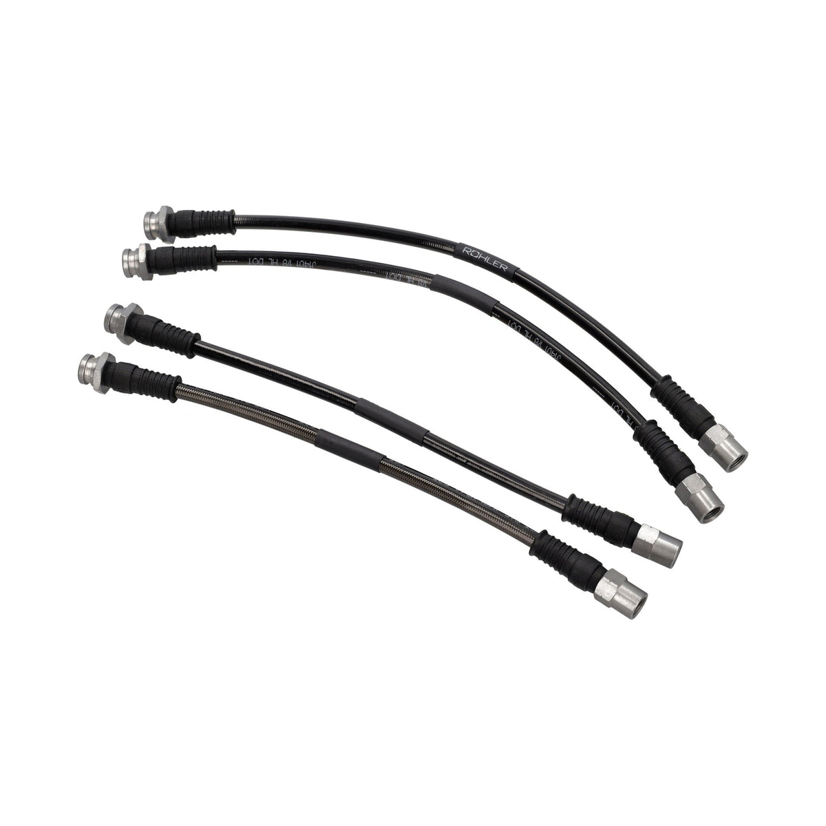 OEM Stahlflex-Bremsleitungen (4er-Set) | Porsche 911 (1974-89)