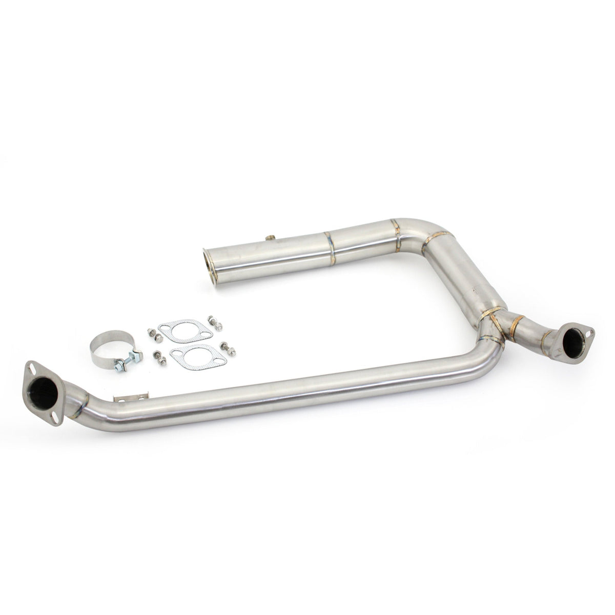 Sportauspuff-Downpipe mit Kat-Bypass – DesignTek – Porsche 718 Boxster / Cayman