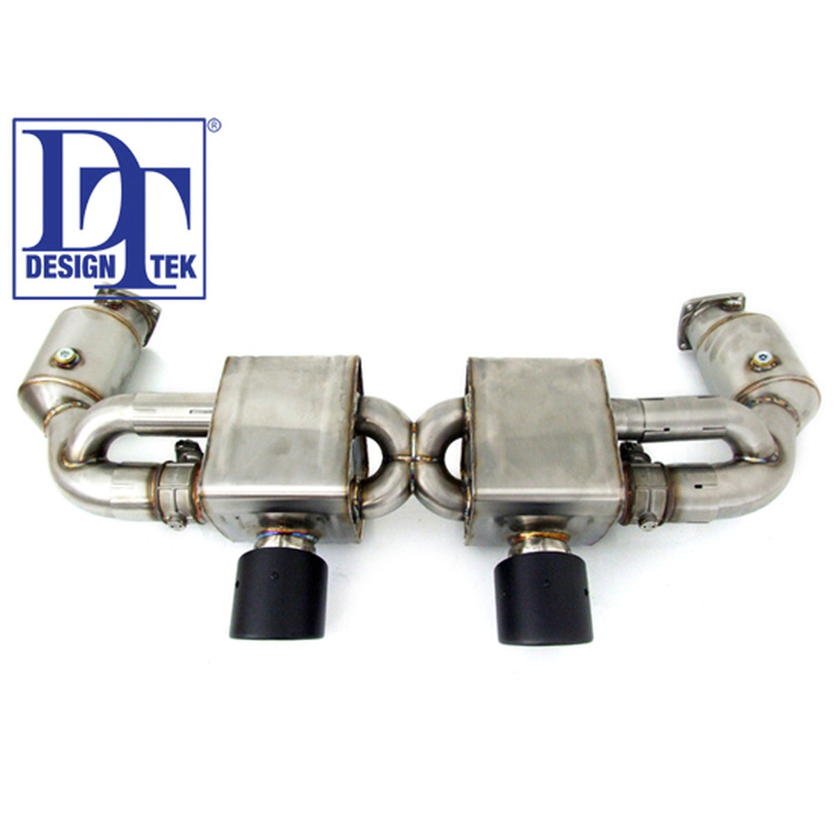 Sportauspuff VALVETRONIC Porsche 991.2 Carrera mit Carbon Endrohr - DesignTek