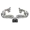 Muffler with manifold and catalytic converters, Valvetronic Porsche 992