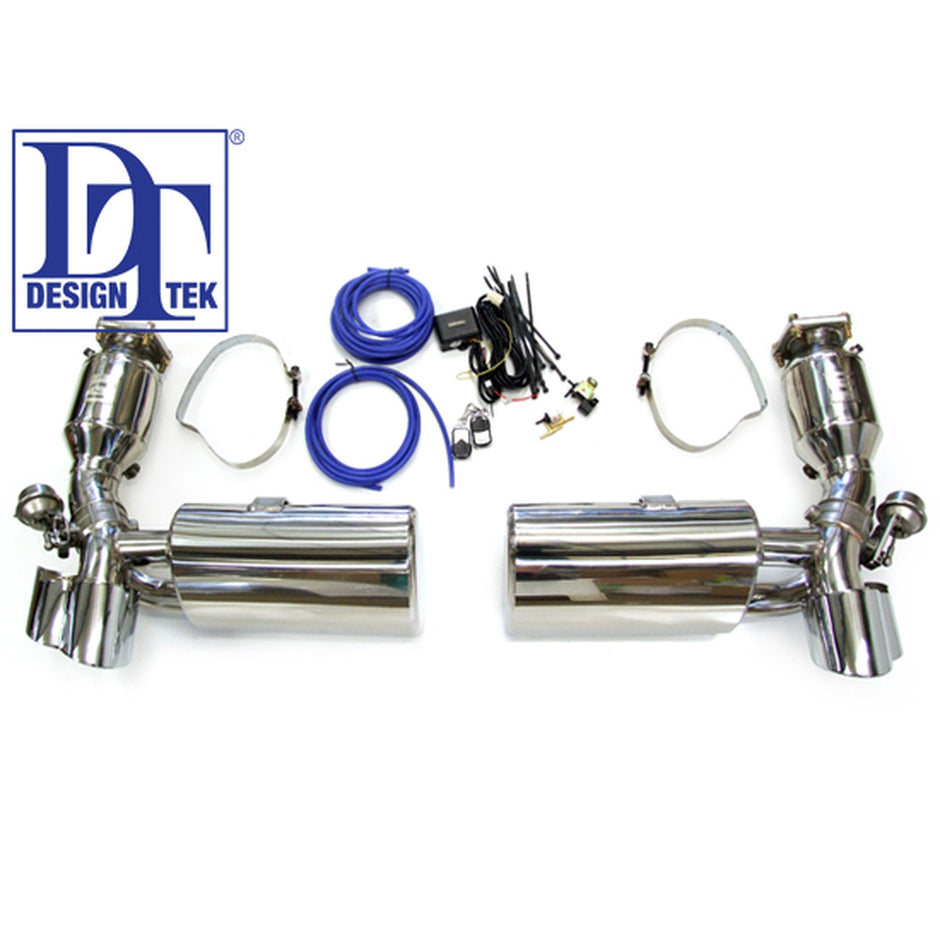 Auspuff Schalldämpfer Sport Valvetronic mit 200 Sports Cell Cats  für Porsche 996 Turbo
