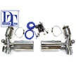 Auspuff Schalldämpfer Sport Valvetronic mit 200 Sports Cell Cats  für Porsche 996 Turbo