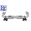 Exhaust Muffler Bypass X-Pipe with Valves. Porsche 991 (911) 2012>> DesignTek